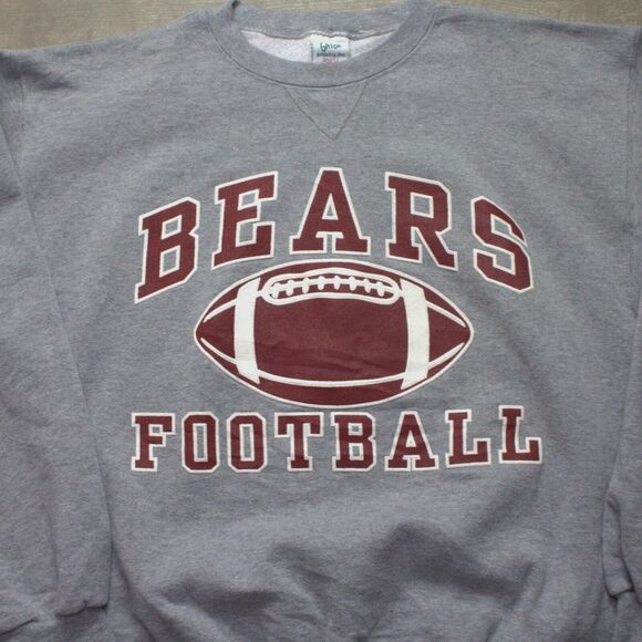 Vintage Bears Football Graphic Sweatshirt Mens Size Large USA - Picture 1 of 5